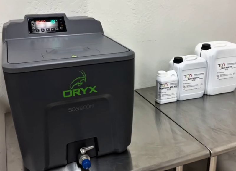 Dyeing SAF parts with Oryx sca1200ht & TCN Dye